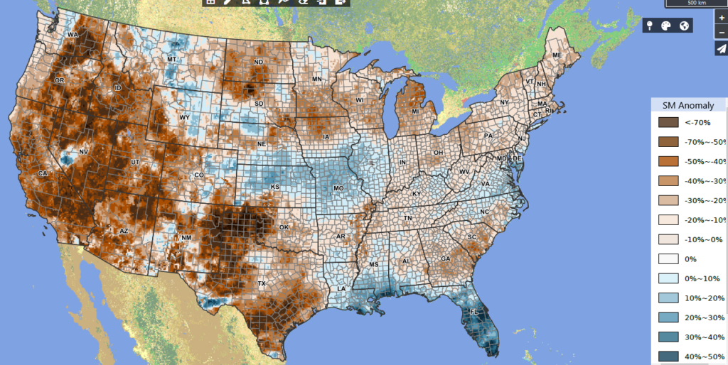 April 24, 2021 Soil Moisture, Drought, and Condition Monitoring Report ...