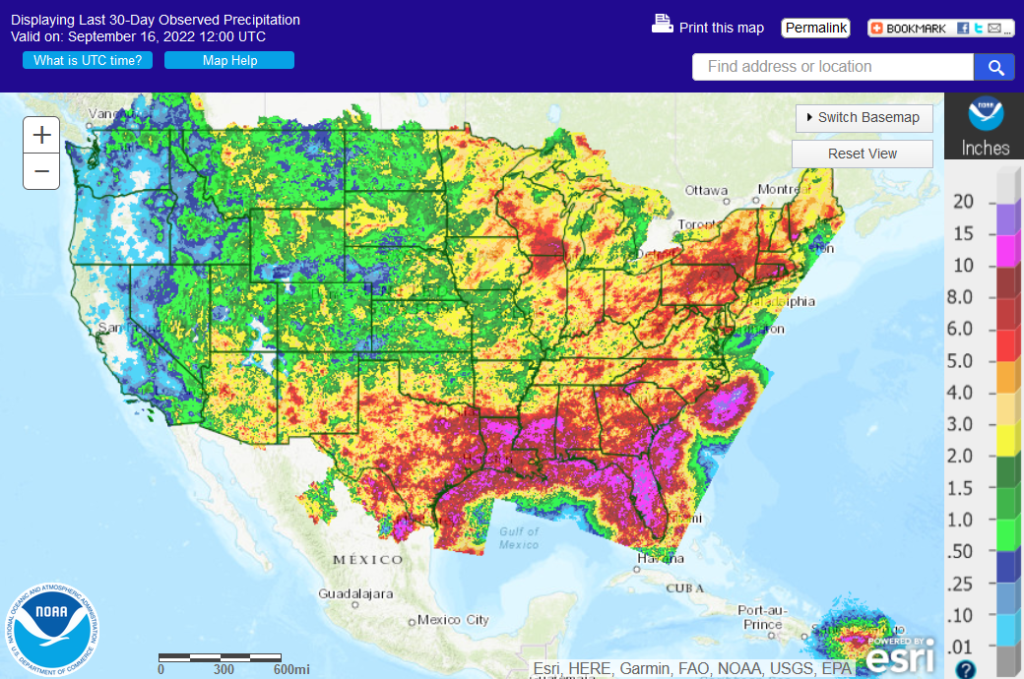 September 16, 2022 Soil Moisture, Drought, and Condition Monitoring ...